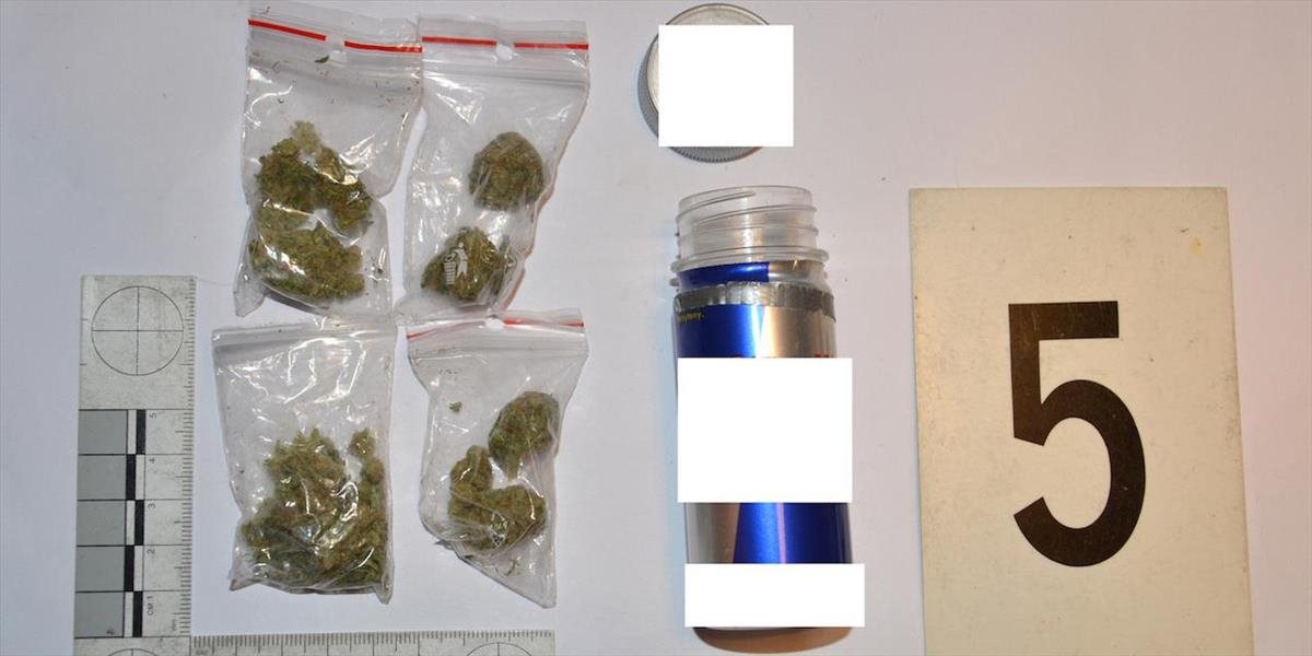 Colníci našli u 28-ročného Kysučana tri vrecká s marihuanou