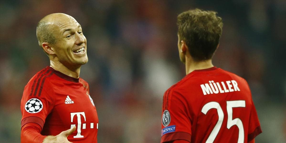 LM: Bayern sa revanšoval Arsenalu, Robben skóroval po 37 sekundách