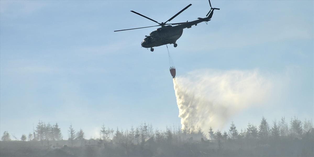 FOTO Likvidácia požiaru pod Tatrami pokračuje, hasiči ho majú pod kontrolou