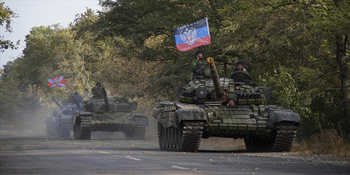 Ukrajinskí povstalci obvinili vládu z používania ťažkých zbraní