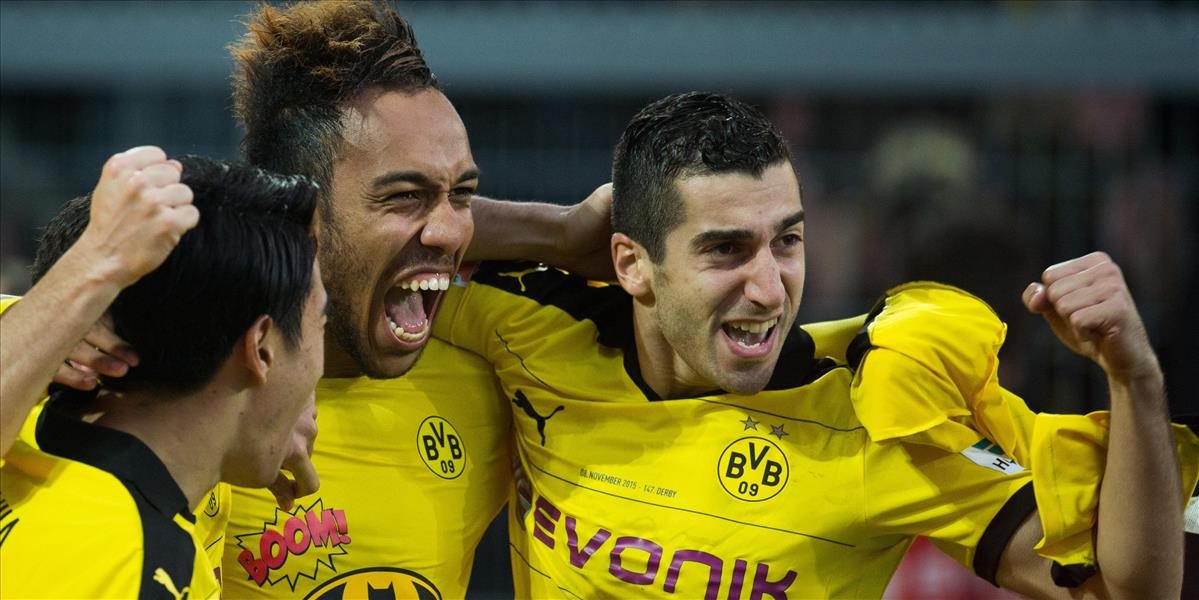 Hráči Dortmundu zdolali v derby Schalke 3:2, na Bayern stráca 5 bodov