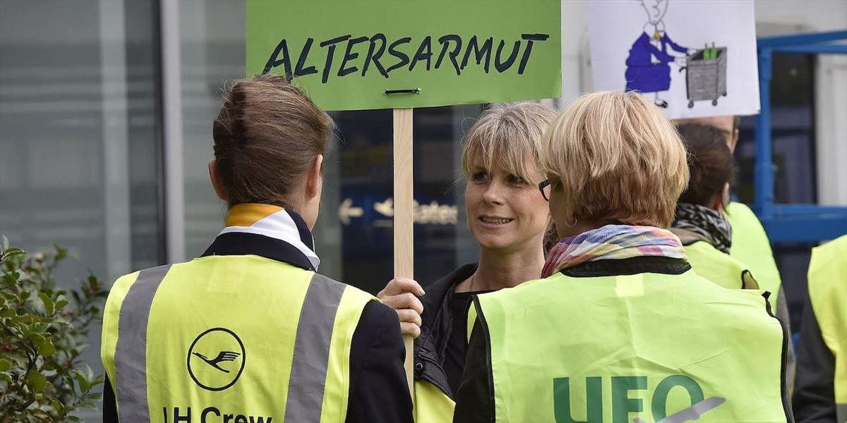 Lufthansa dnes zrušila 136 letov,  palubný personál ďalej štrajkuje