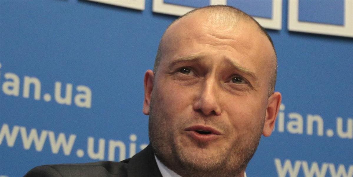 Rezignoval líder ukrajinského Pravého sektoru Dmytro Jaroš