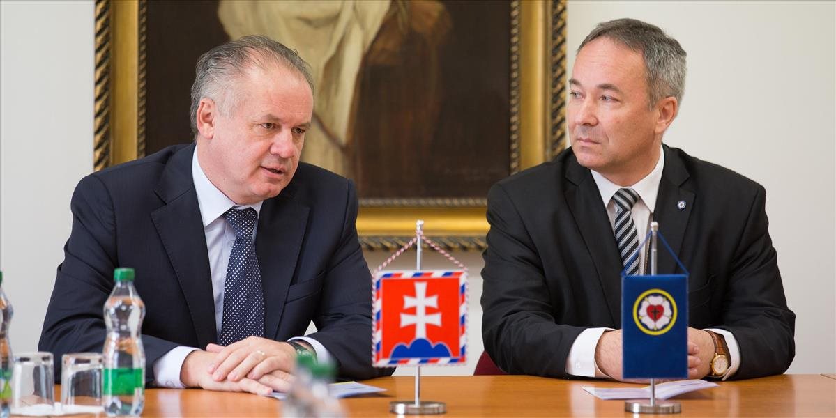 Prezident SR Andrej Kiska navštívil Generálny biskupský úrad ECAV