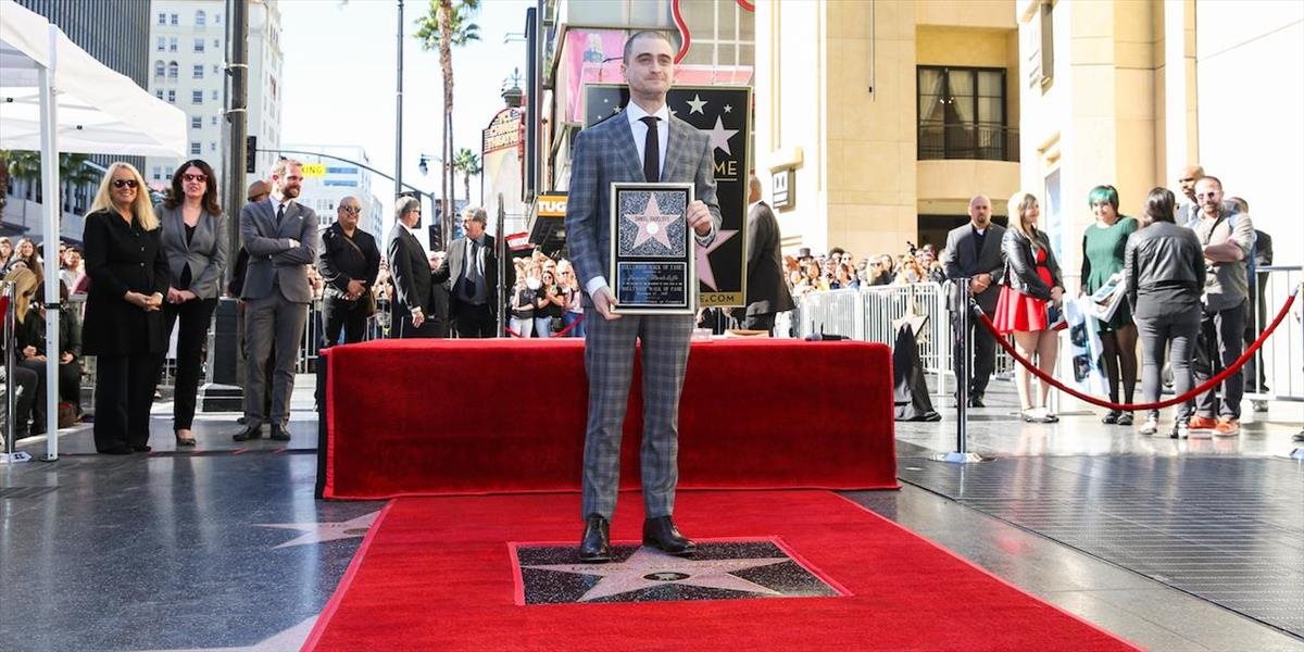 Daniel Radcliffe má hviezdu na Hollywoodskom chodníku slávy