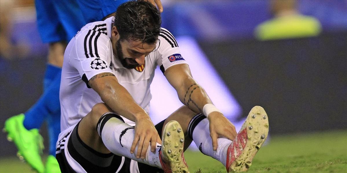 Hráča Valencie Negreda postihol zápal slepého čreva, museli ho akútne operovať