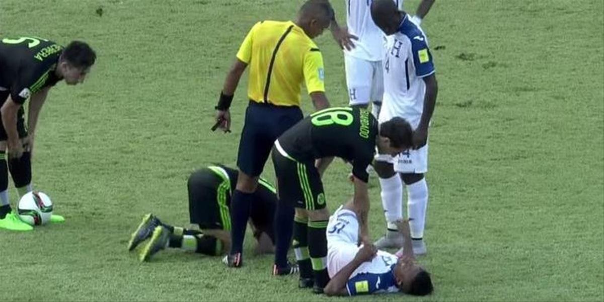 VIDEO Hrôzostrašné zranenie honduraského futbalistu v kvalifikácii na MS 2018