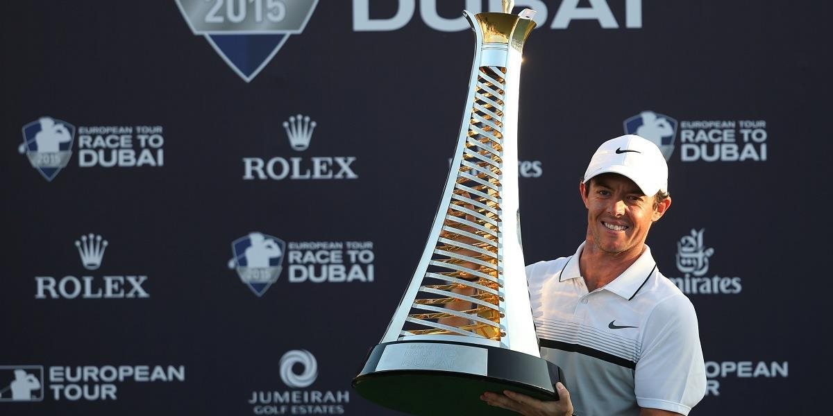 Golfista McIlroy vyhral záverečné podujatie European Tour v Dubaji