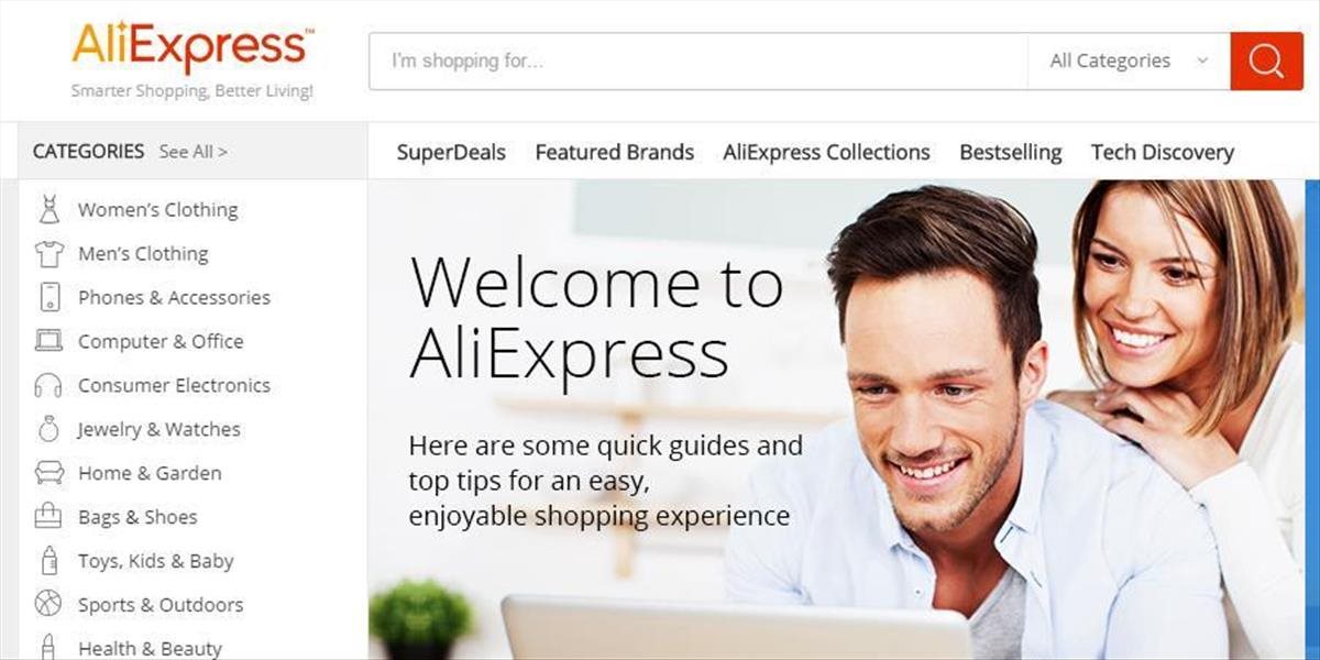 Čínsky Aliexpress je z pohľadu internetových platieb najpoužívanejší e-shop