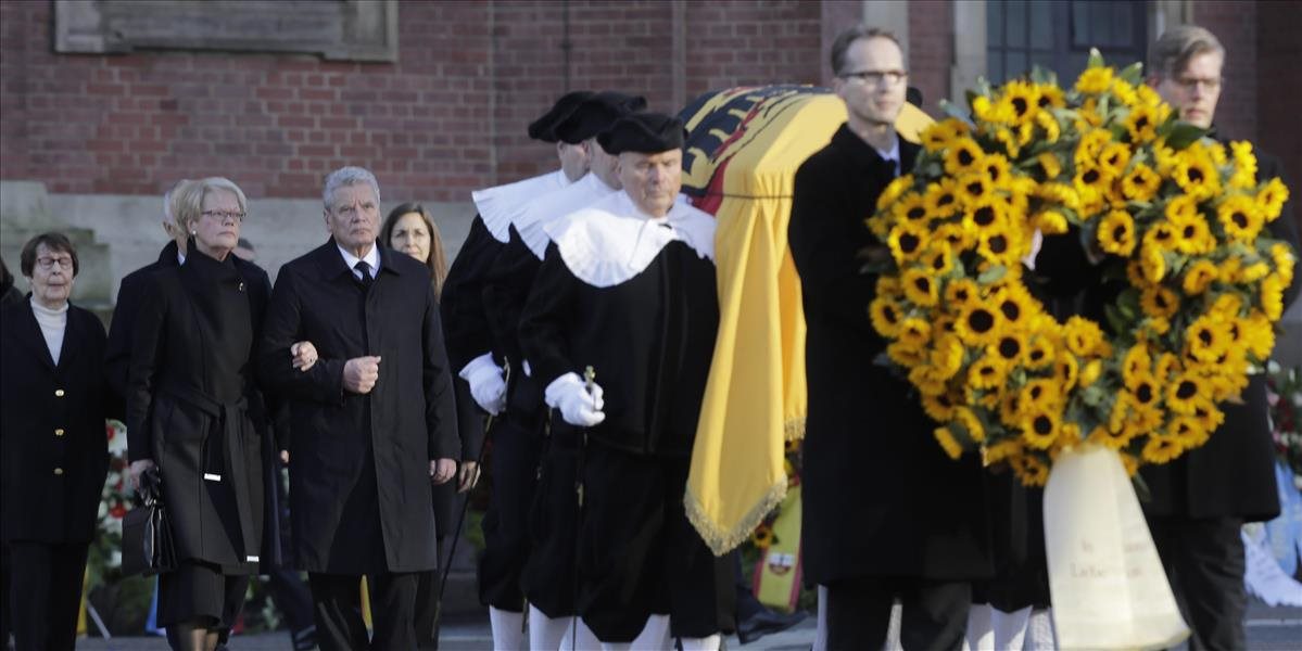 Nemecko sa dôstojne rozlúčilo so zosnulým exkancelárom Helmutom Schmidtom