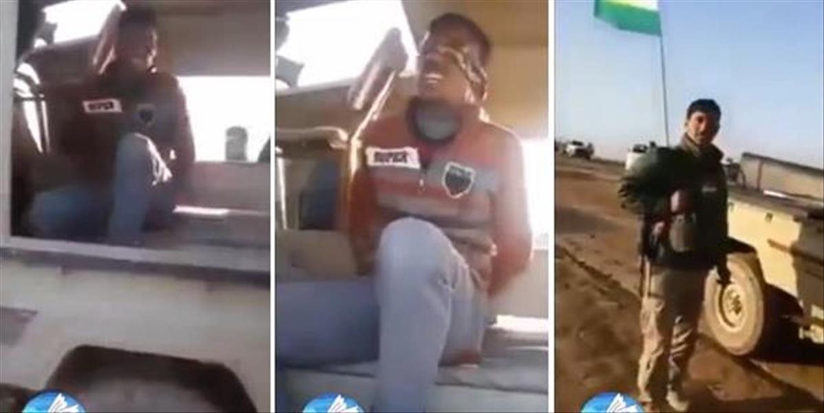 VIDEO Zadržaný bojovník z Islamského štátu plače ako malé dieťa
