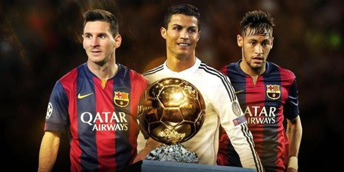 Finalisti sú známi, Zlatú loptu získa Ronaldo, Messi alebo Neymar