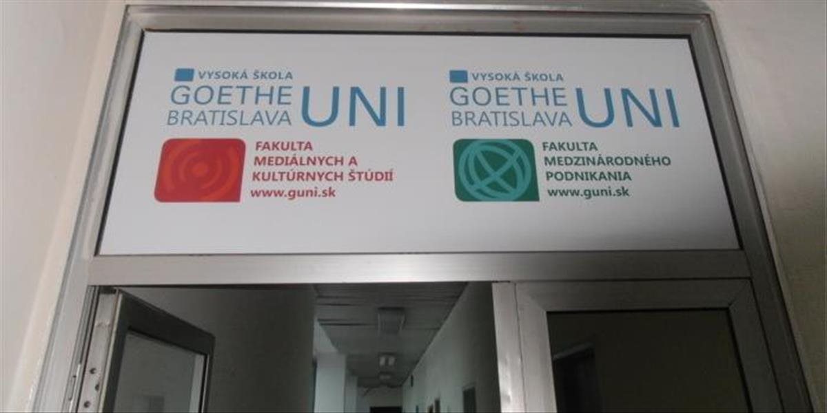 Ministerstvo školstva navrhuje odnať štátny súhlas Vysokej škole Goethe Uni