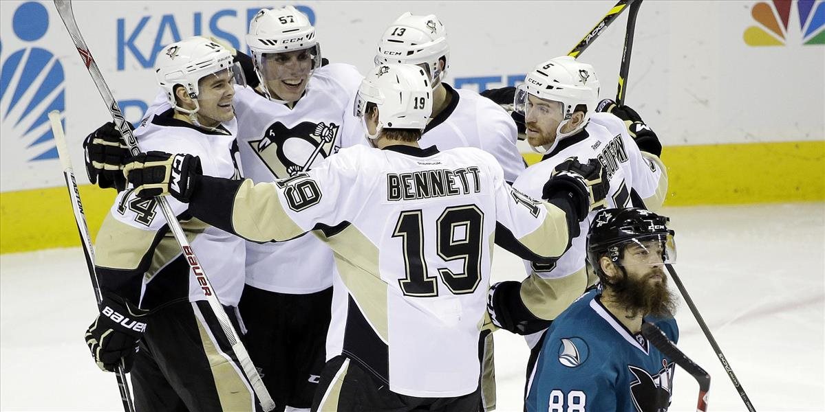 NHL: Pittsburgh prelomili kliatbu, na ľade v San Jose vyhrali po 18 rokoch
