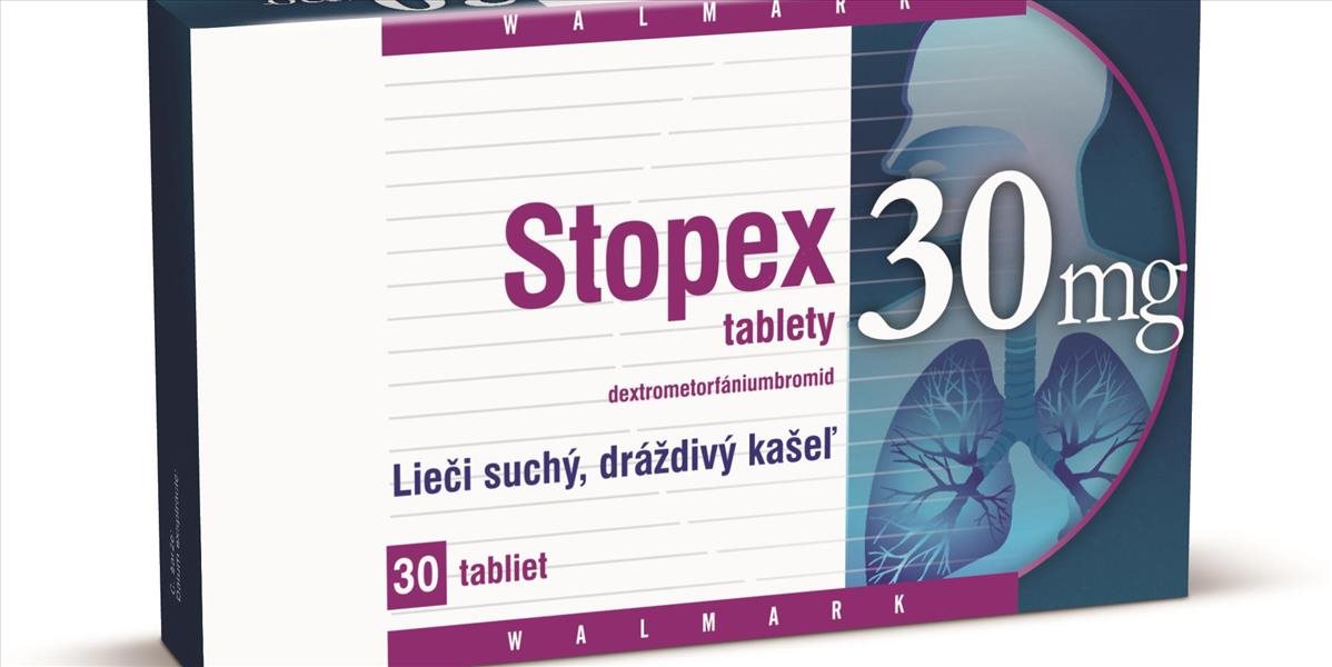 Liek proti kašľu Stopex je od decembra viazaný na lekársky predpis