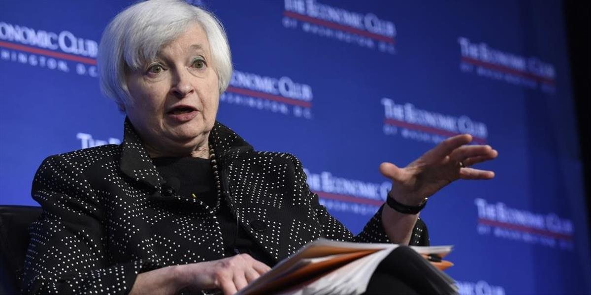 Šéfka Fed naznačila zvýšenie úrokových sadzieb v decembri