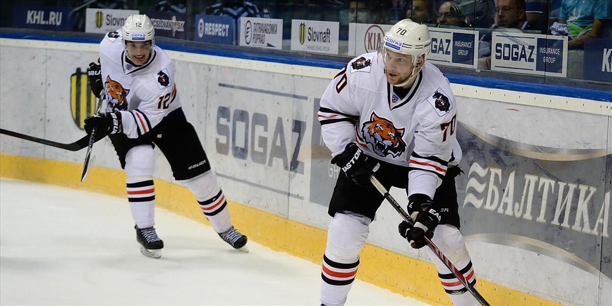 KHL: Chabarovsk zdolal Jekaterinburg a prerušil sériu prehier