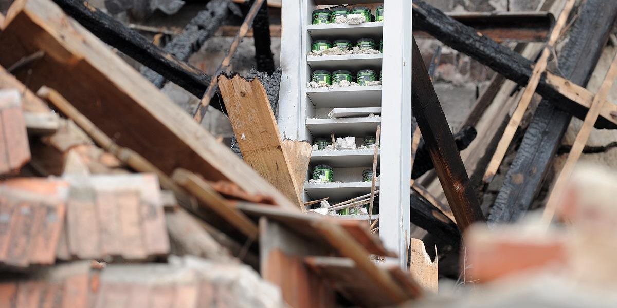 Explózia plynu v Českých Budějoviciach zanechala škody a jedného popáleného