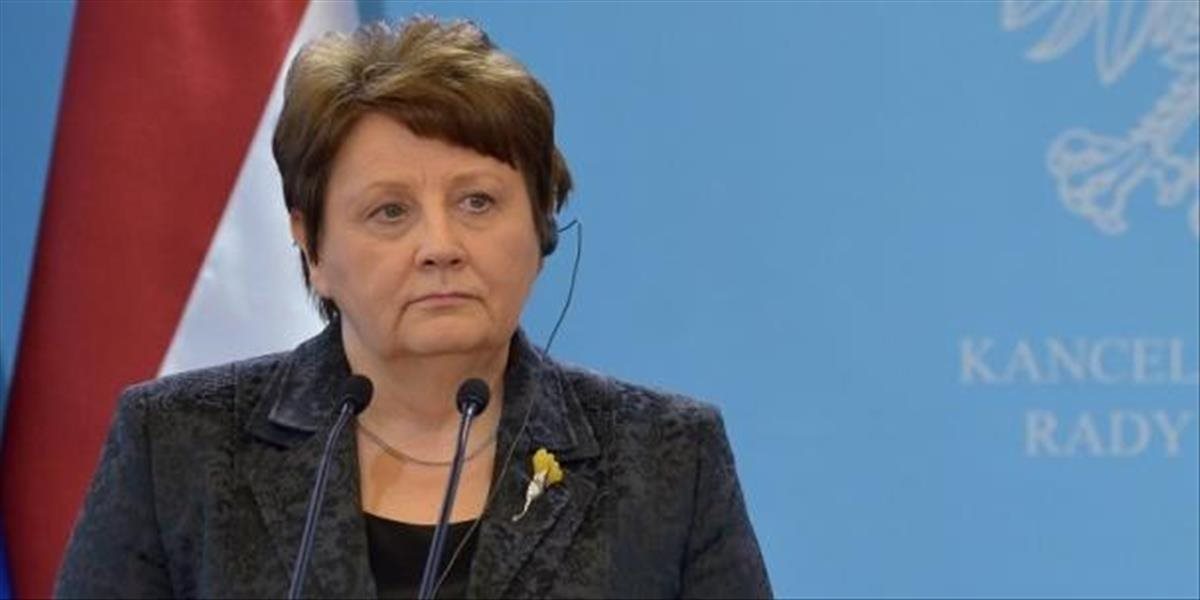 Lotyšská premiérka Straujumová po stretnutí s prezidentom odstupuje