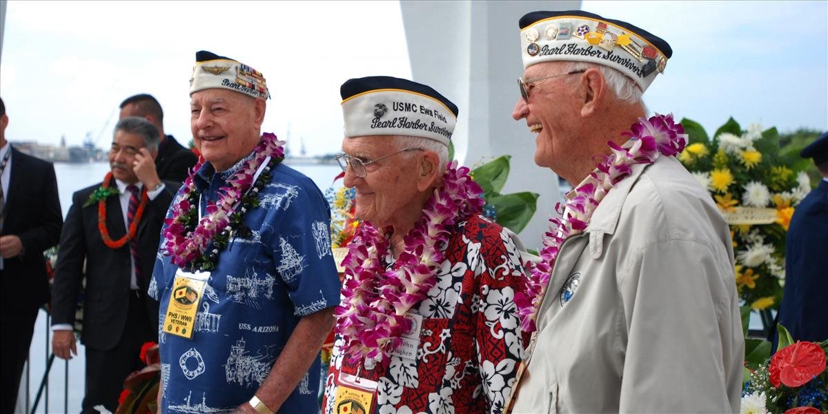 Veteráni si pripomenuli 74. výročie japonského útoku na Pearl Harbor