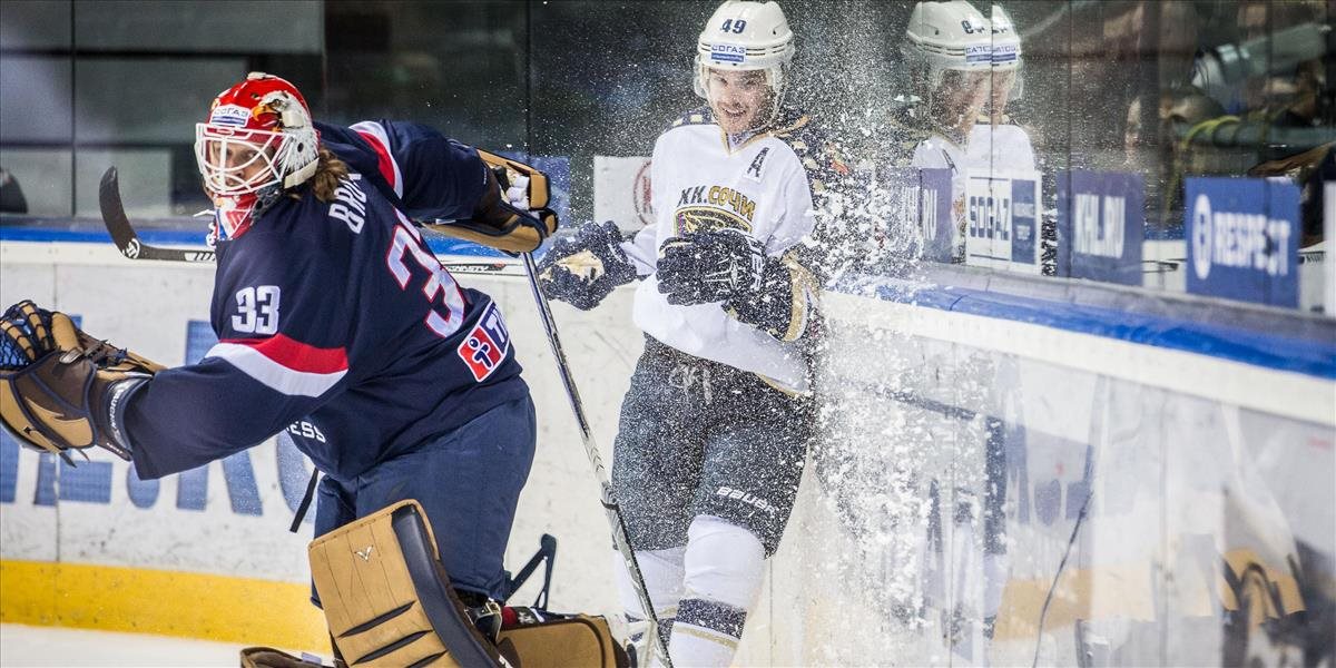 KHL: Slovan Bratislava - HK Soči 4:5, "belasí" padli 4-krát v rade