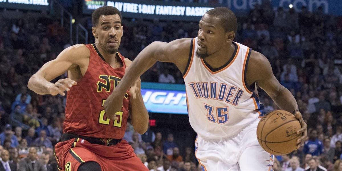 NBA: Oklahoma zdolala Atlantu, Durant s triple-double