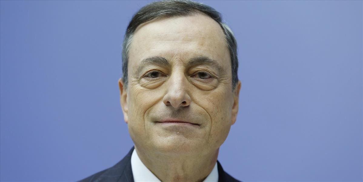 Draghi: Inflácia v eurozóne sa vráti k 2 % v strednodobom časovom horizonte