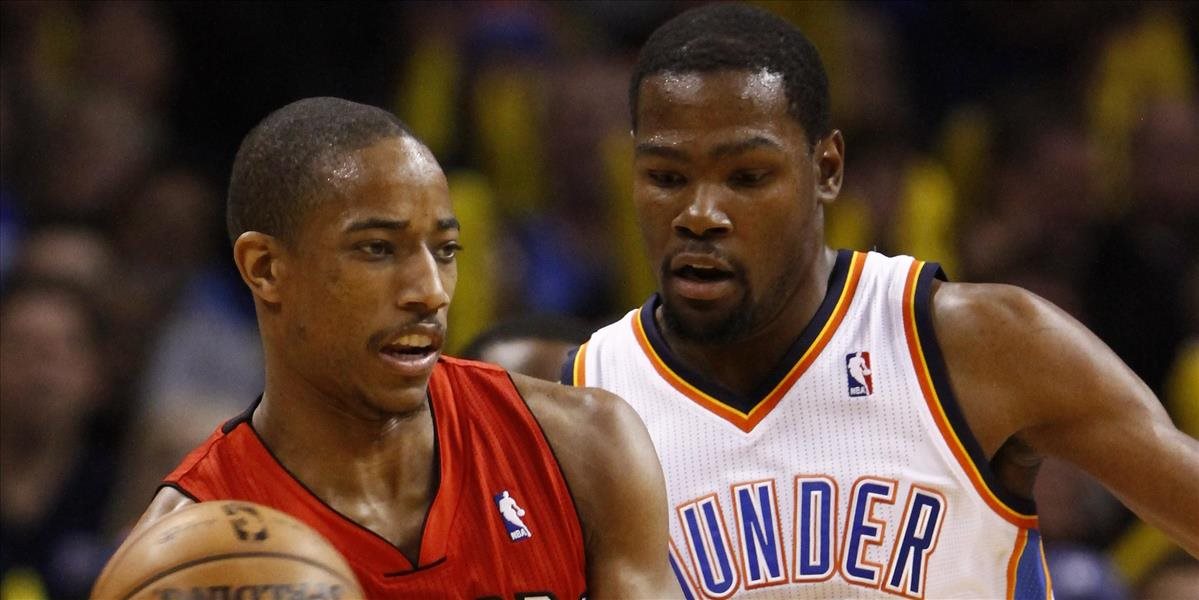 NBA: DeRozana a Duranta vyhlásili za hráčov týždňa