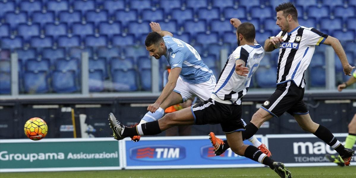 Lazio otočilo duel s Udinese,postúpilo do štvrťfinále Talianskeho pohára