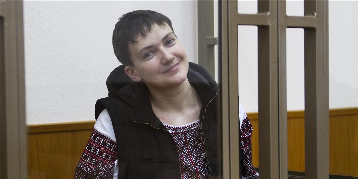 Ukrajinská vojačka Savčenková vyhlásila hladovku