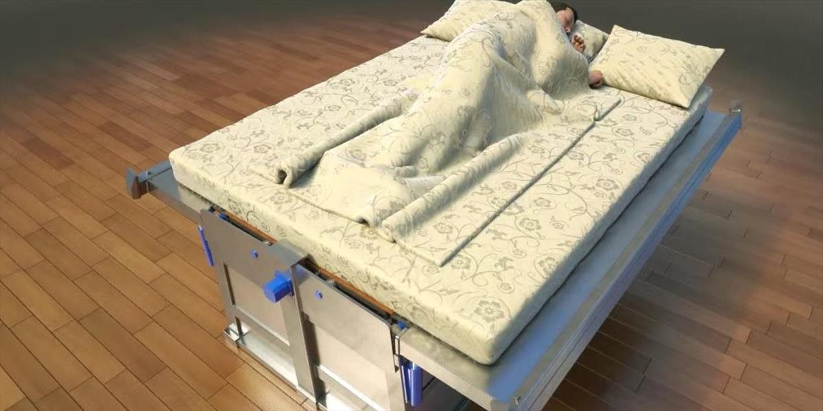 VIDEO Táto posteľ vás ochráni aj pred silným zemetrasením