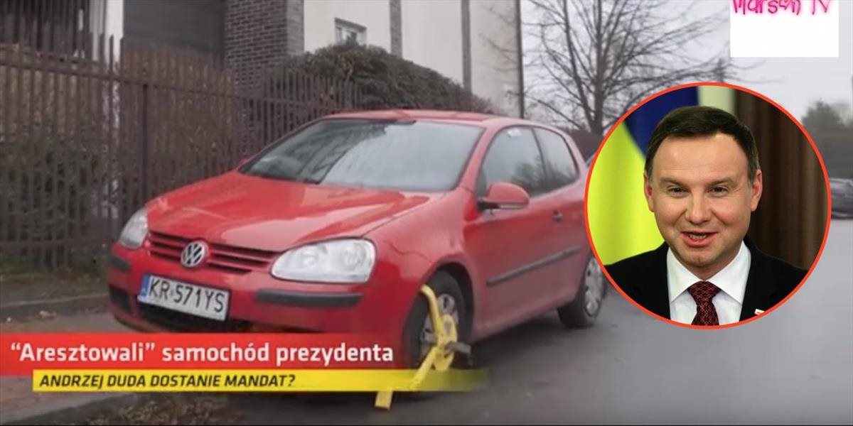 Poľský prezident zle zaparkoval svoje súkromné auto: Dostal papuču!