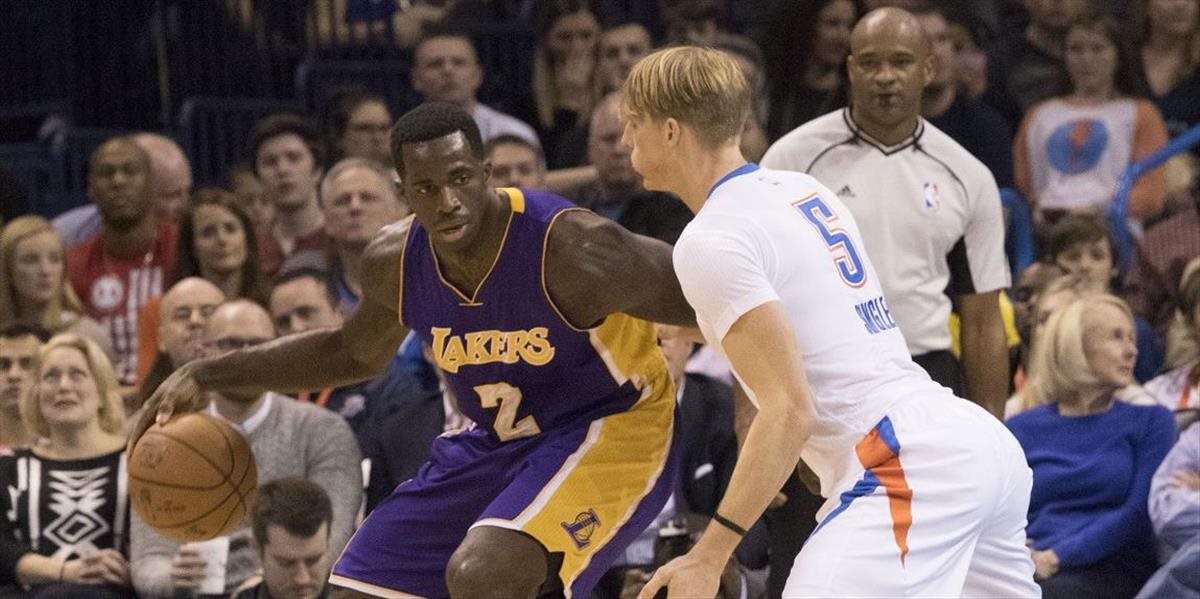 NBA: Lakers bez Bryanta utrpeli v Oklahome 40-bodový debakel