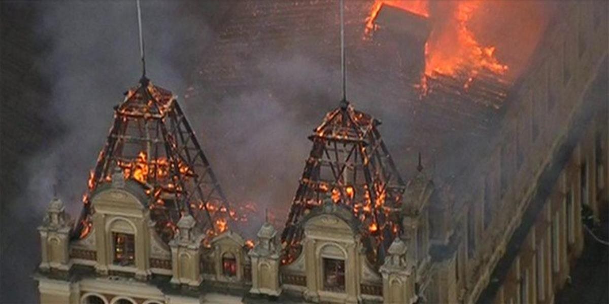 FOTO Požiar zničil historickú budovu významného múzea v Sao Paule