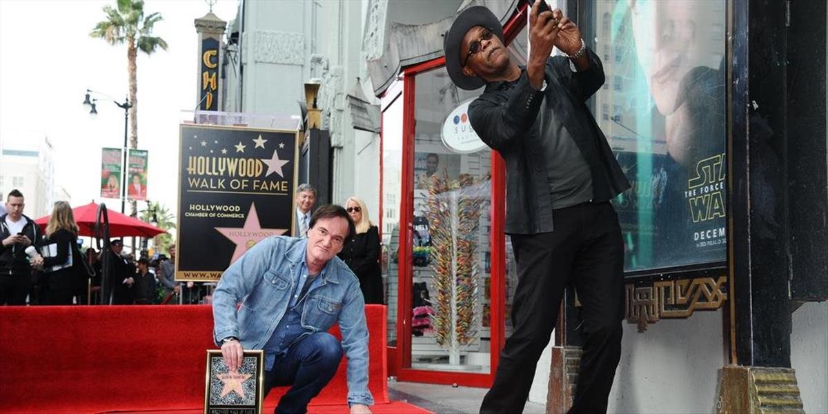 Hviezdu na hollywoodskom Chodníku slávy má už aj Quentin Tarantino