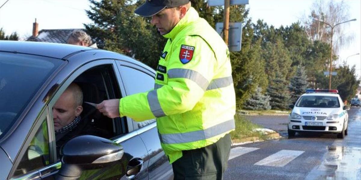 Polícia si medzi sviatkami posvieti aj na vodičov v Nitrianskom kraji