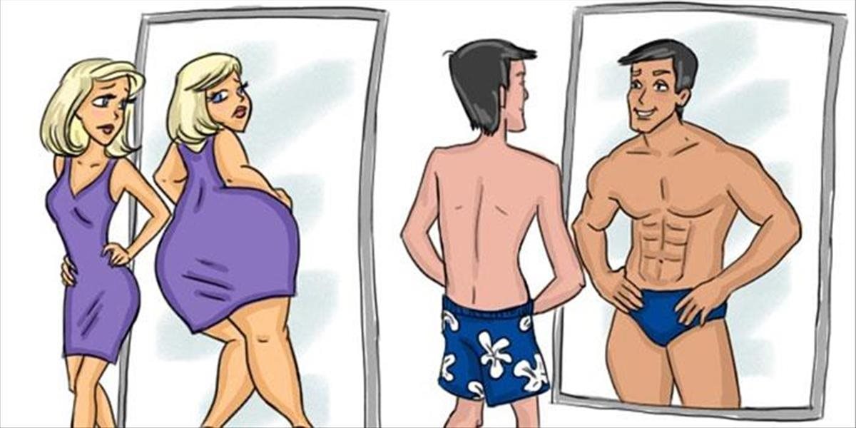 FOTO Ženy vs. muži: Vtipné ilustračné rozdiely medzi pohlaviami
