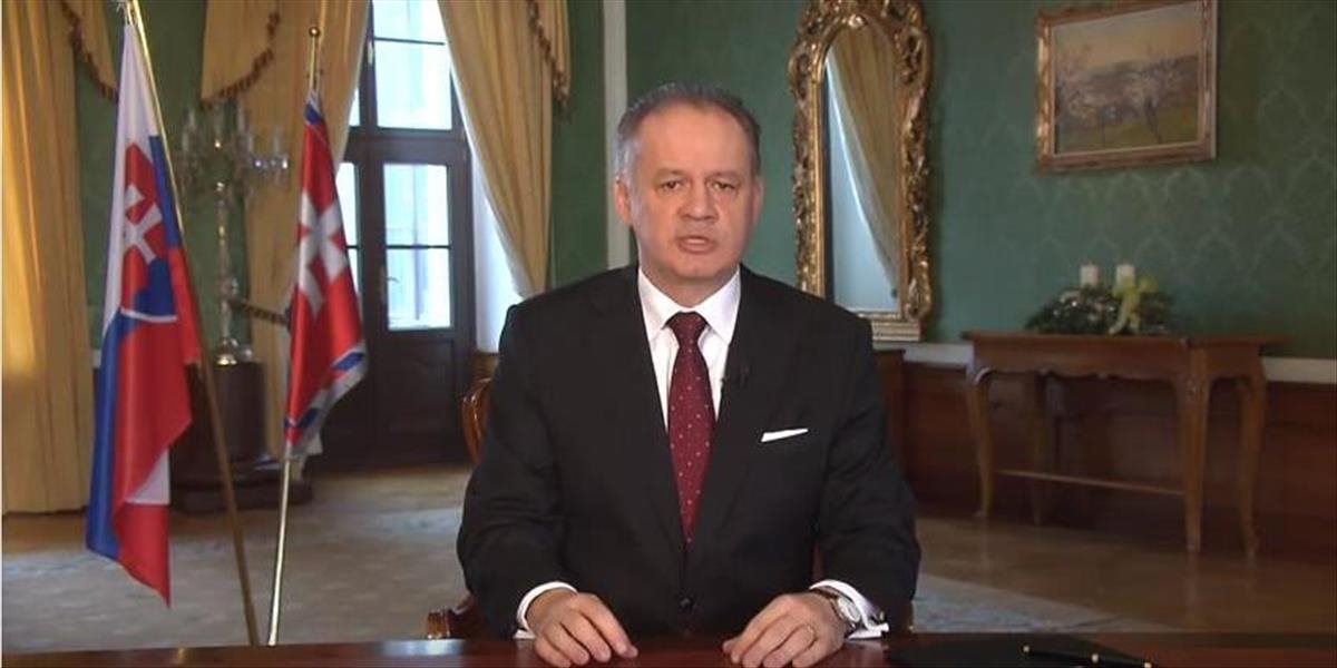 VIDEO Kiska sa prihovoril Slovákom, v novom roku by privítal viac diskusii
