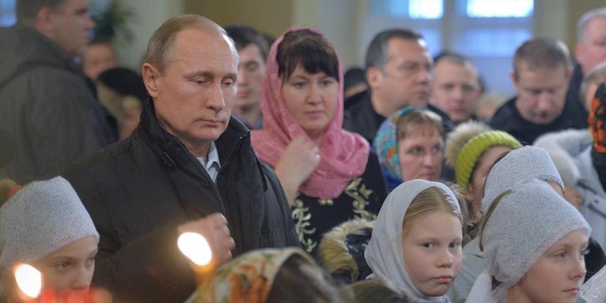 Putin pri príležitosti pravoslávnych Vianoc pozdravil svojich krajanov