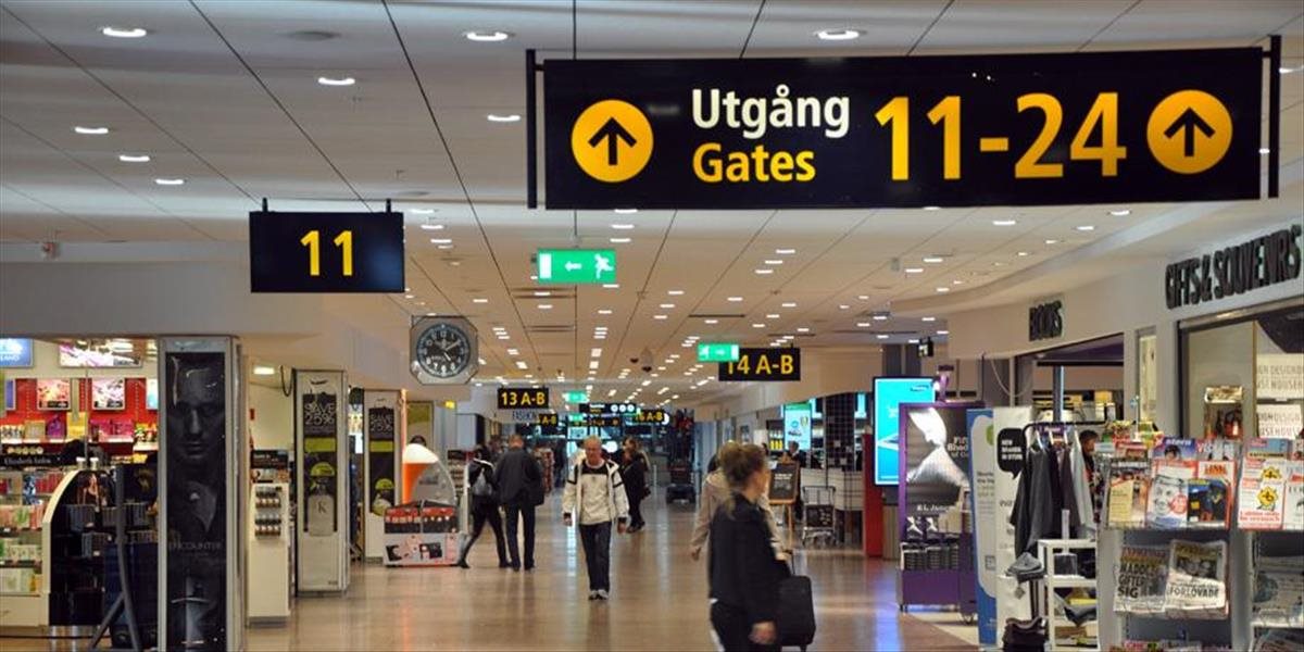Vo Švédsku po náleze podozrivého prášku evakuovali letisko