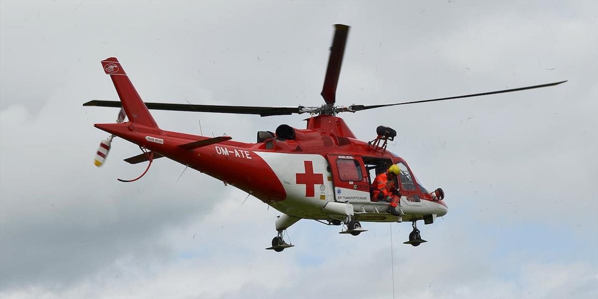 Záchranárske vrtuľníky vysielali minulý rok najčastejšie k dopravným nehodám