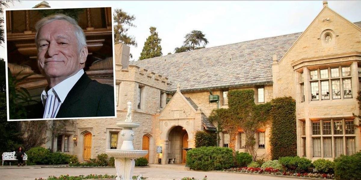 Hugh Hefner ponúka Playboy vilu na predaj za 200 miliónov dolárov