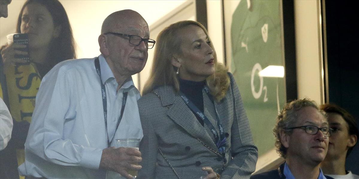 Jerry Hall sa zasnúbila s mediálnym magnátom Rupertom Murdochom