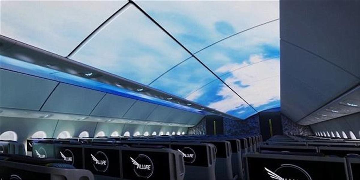 FOTO a VIDEO Blíži sa nová generácia Boeingov, cez strop budete vidieť oblohu