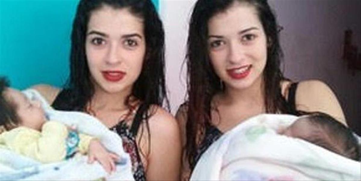 FOTO Neuveriteľná náhoda: Identické dvojičky, ktoré si vzali bratov, porodili v ten istý deň