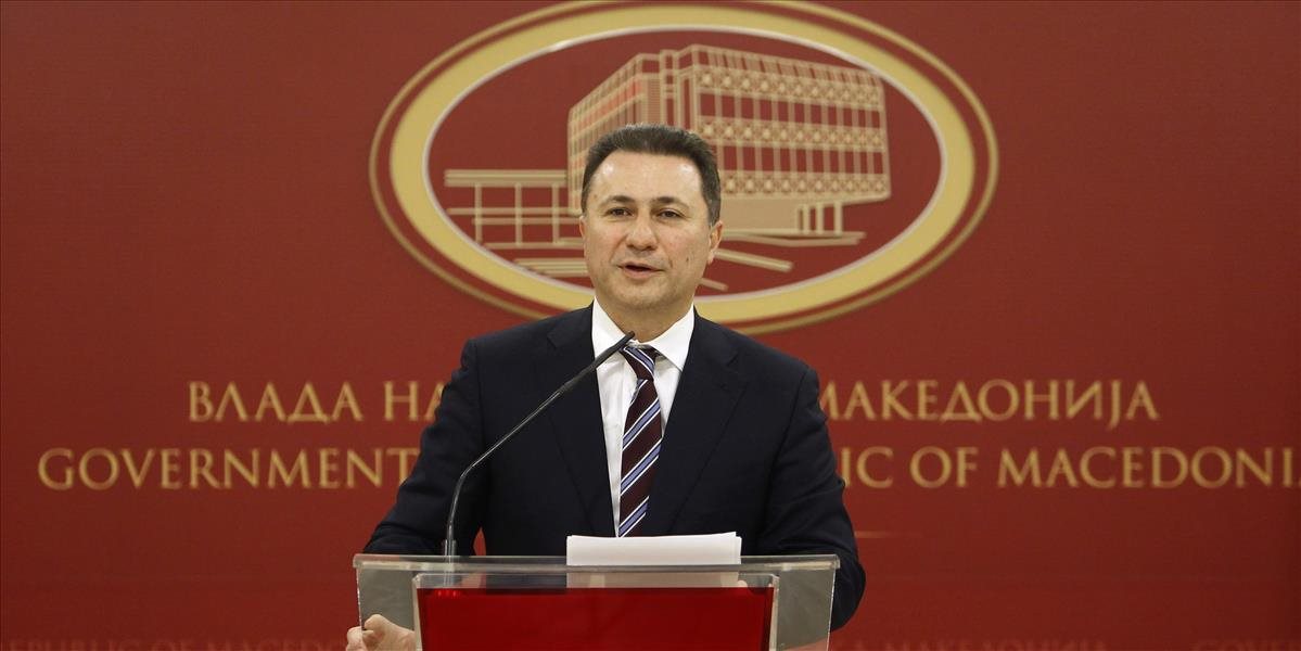 Macedónsky premiér Nikola Gruevski odstúpil z funkcie