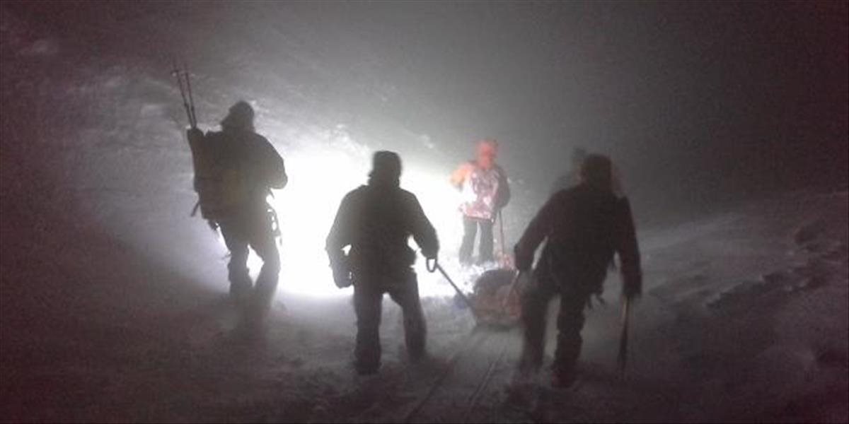 Horskí záchranári pomáhali zablúdeným turistom i lyžiarovi