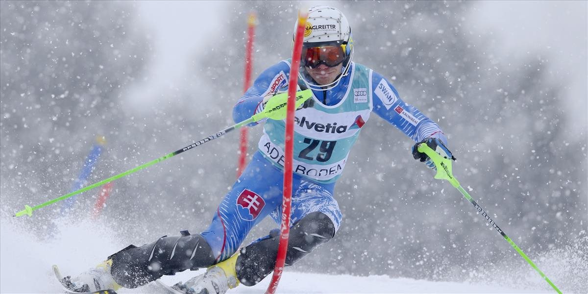 Žampa nedokončil 1. kolo slalomu vo Wengene,na čele Kristoffersen