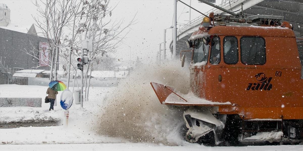 Časti východnej Európy zasiahli snehové metelice sprevádzané prudkým vetrom