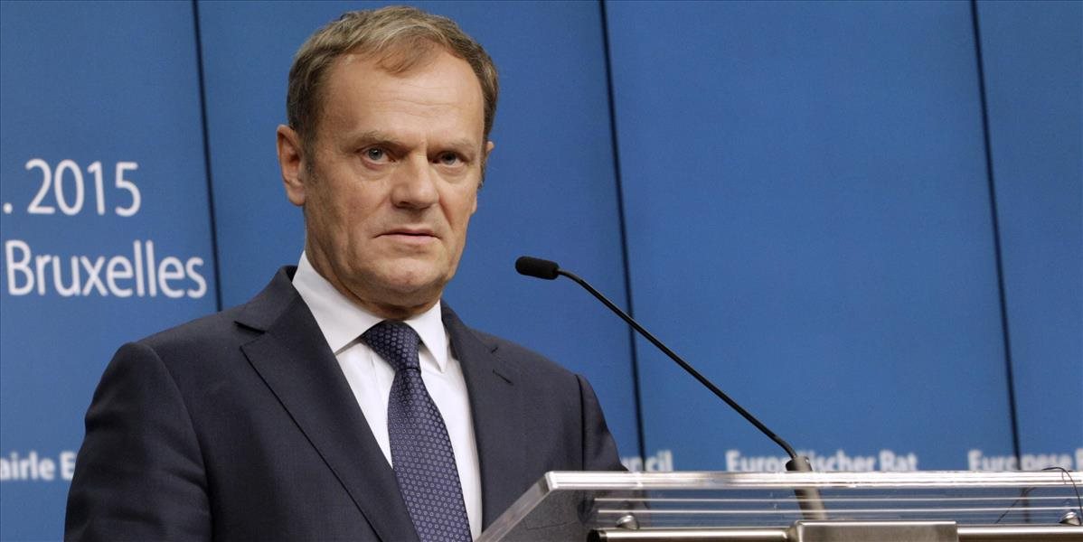 Tusk: EÚ musí zvládnuť migračnú krízu do 2 mesiacov, inak skolabuje Schengen